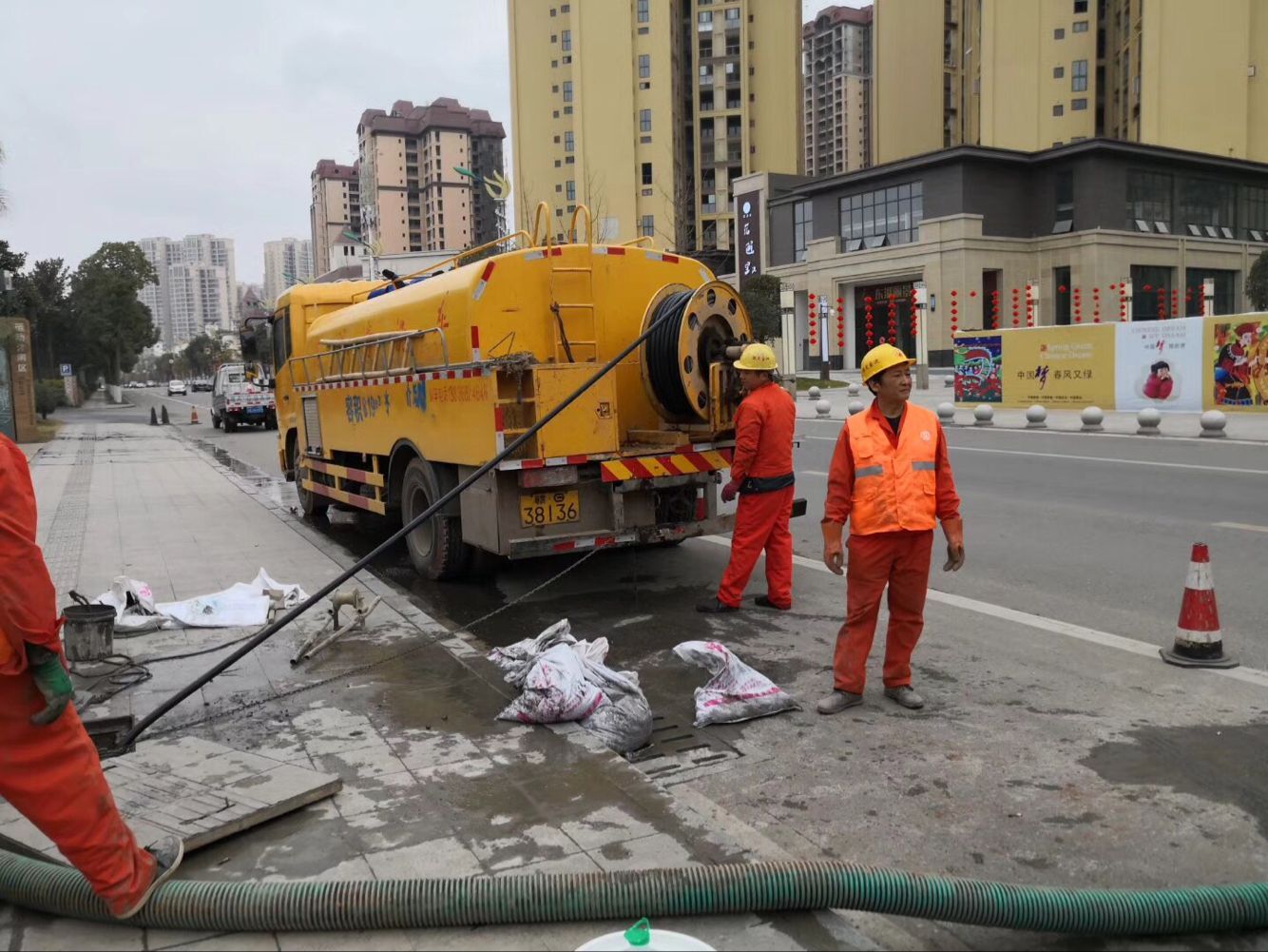 子长排污管道清淤-管道清洗